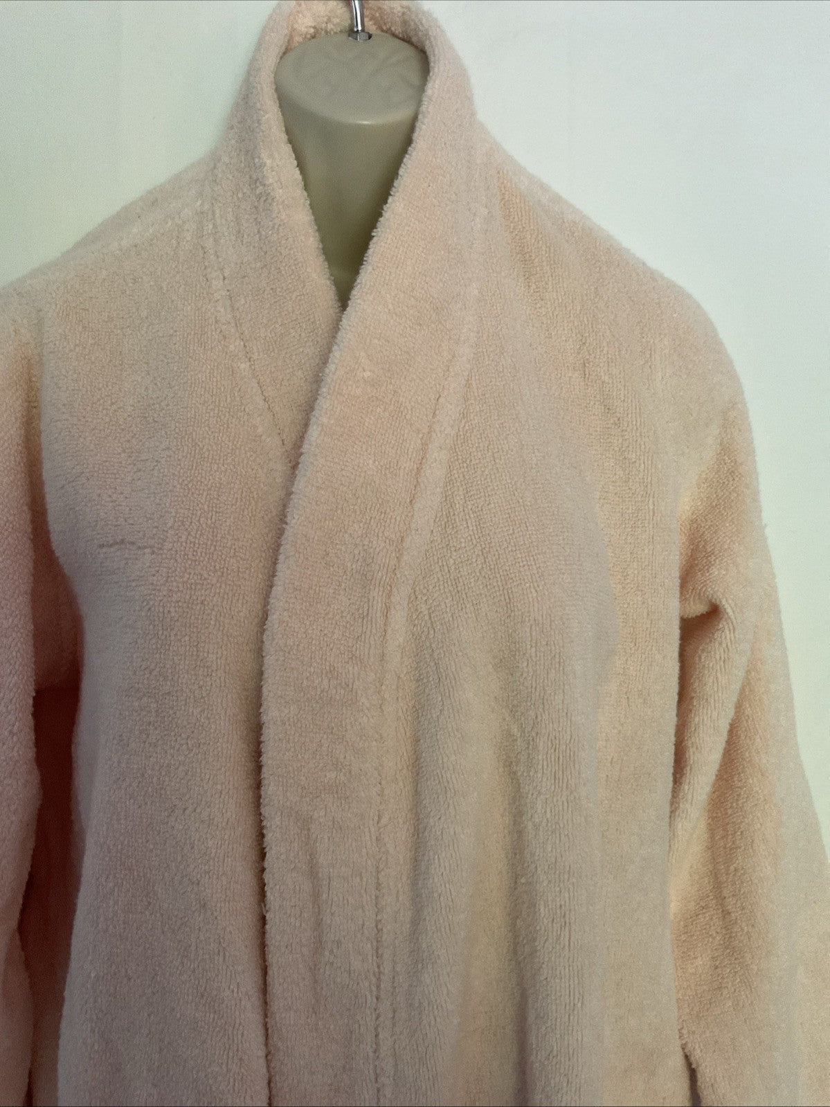 Arch Studio Terry Bath Robe, Blush Peach Small $160