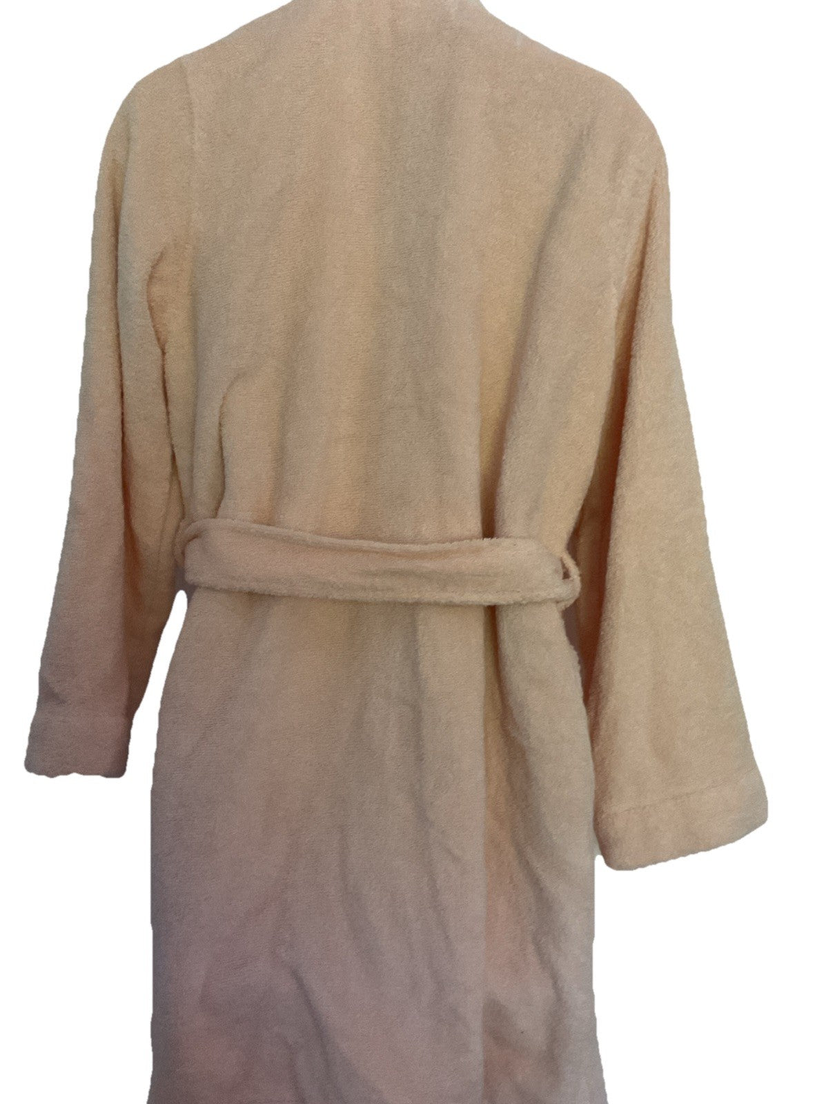 Arch Studio Terry Bath Robe, Blush Peach Small $160