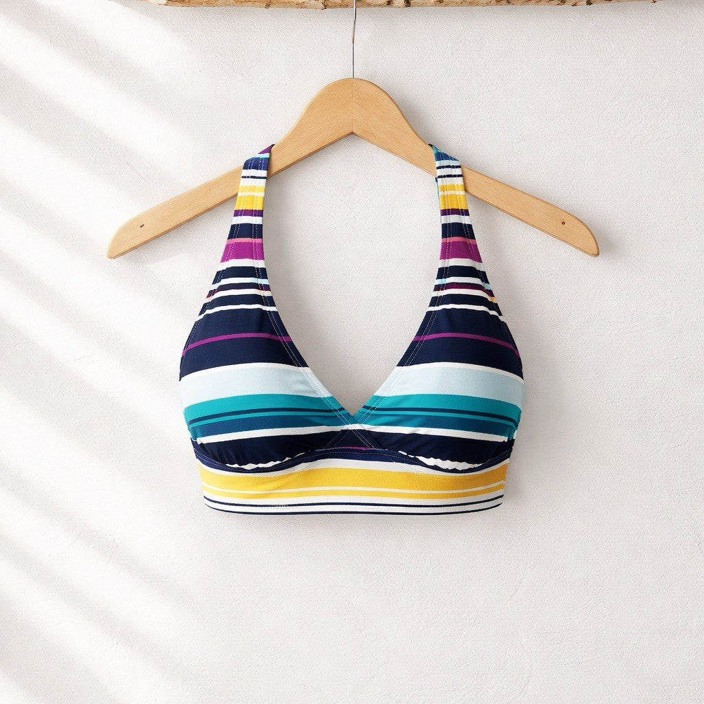 Anne Cole Stripped Bikini Top XS