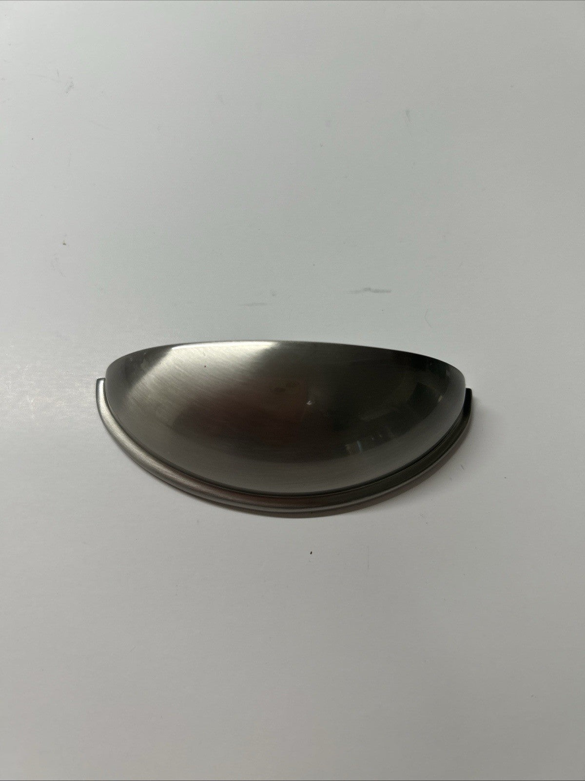 Cabinet Hardware Drawer Cup Pulls 10x Amerock 2-Hole Satin Nickel