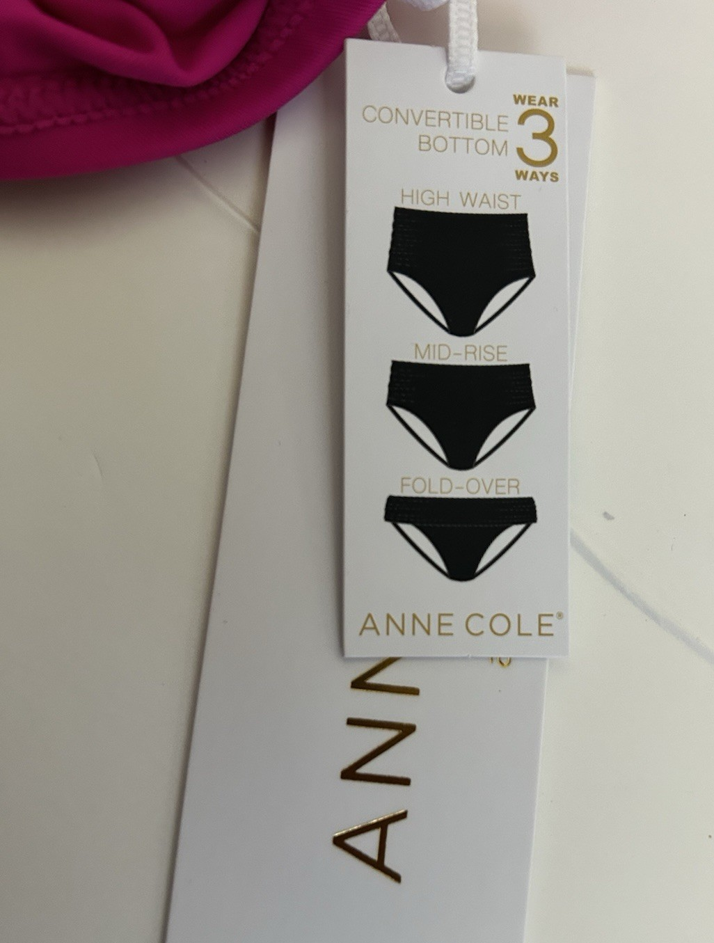 Anne Cole Hibiscus Women's Swim Bottoms Plus 20W