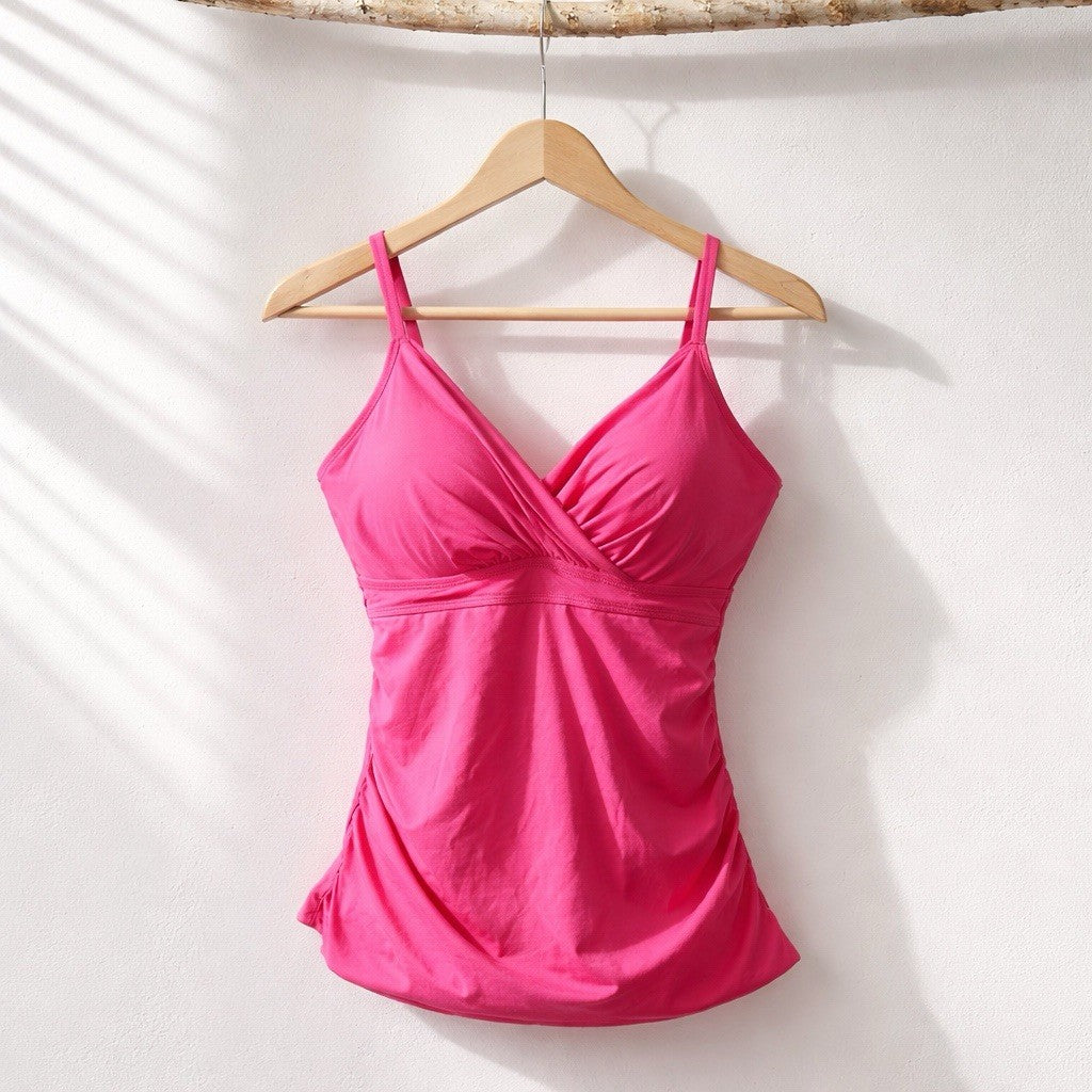 Anne Cole Pink Tankini Swim Top Bra Size32C/34B