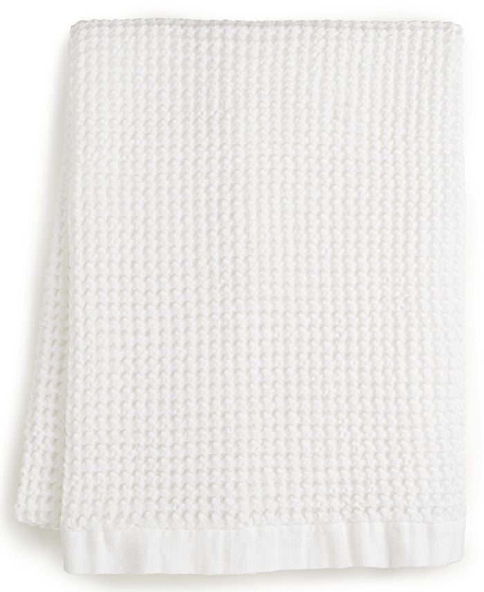 Hotel Collection Innovation Cotton Waffle-Textured 20” X 30” Hand Towel White